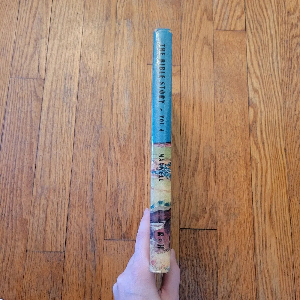 The Bible Story Vol 4‎ Blue Arthur Maxwell 1955 HEROES and HEROINES Hardcover